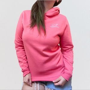 Vineyard Vines Women’s Pink Whale Hoodie XL